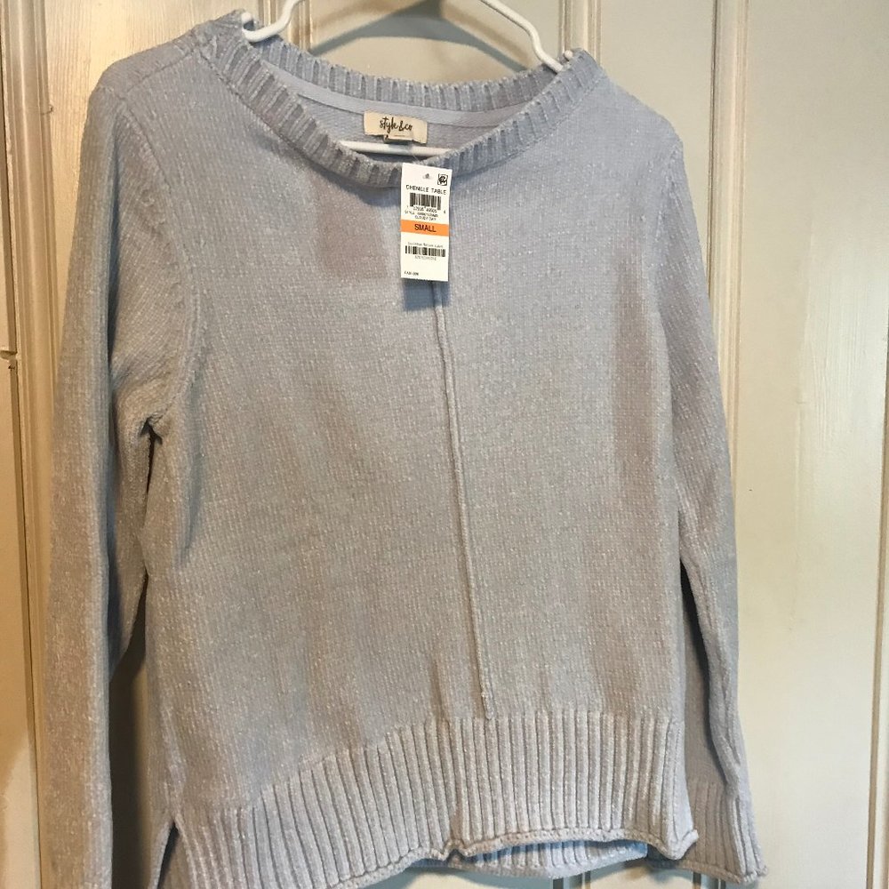 Chenille Long Sleeved Sweater.